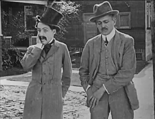 Charlie Chaplin, publicity photograph, 1914, credit Keystone Studios