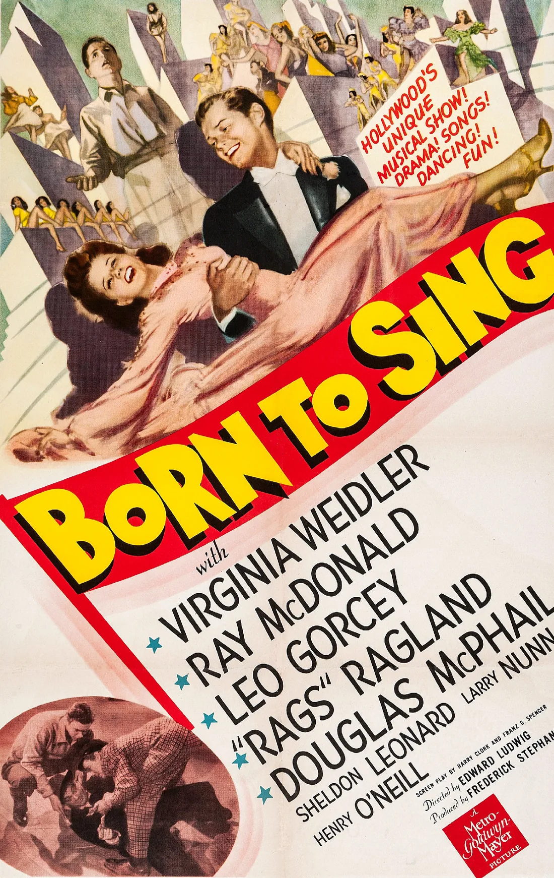 Ray McDonald, release poster, 1942, credit MGM