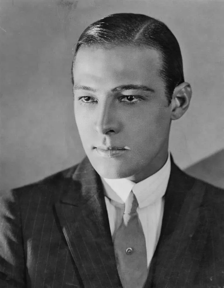 Rudolph Valentino, publicity photograph, 1922, credit Donald Biddle Keyes
